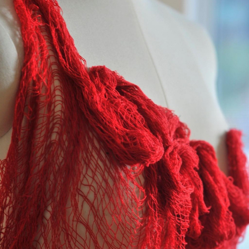 1 Wandering Color, полиэстер, хлопковая пряжа, дизайнерская ткань