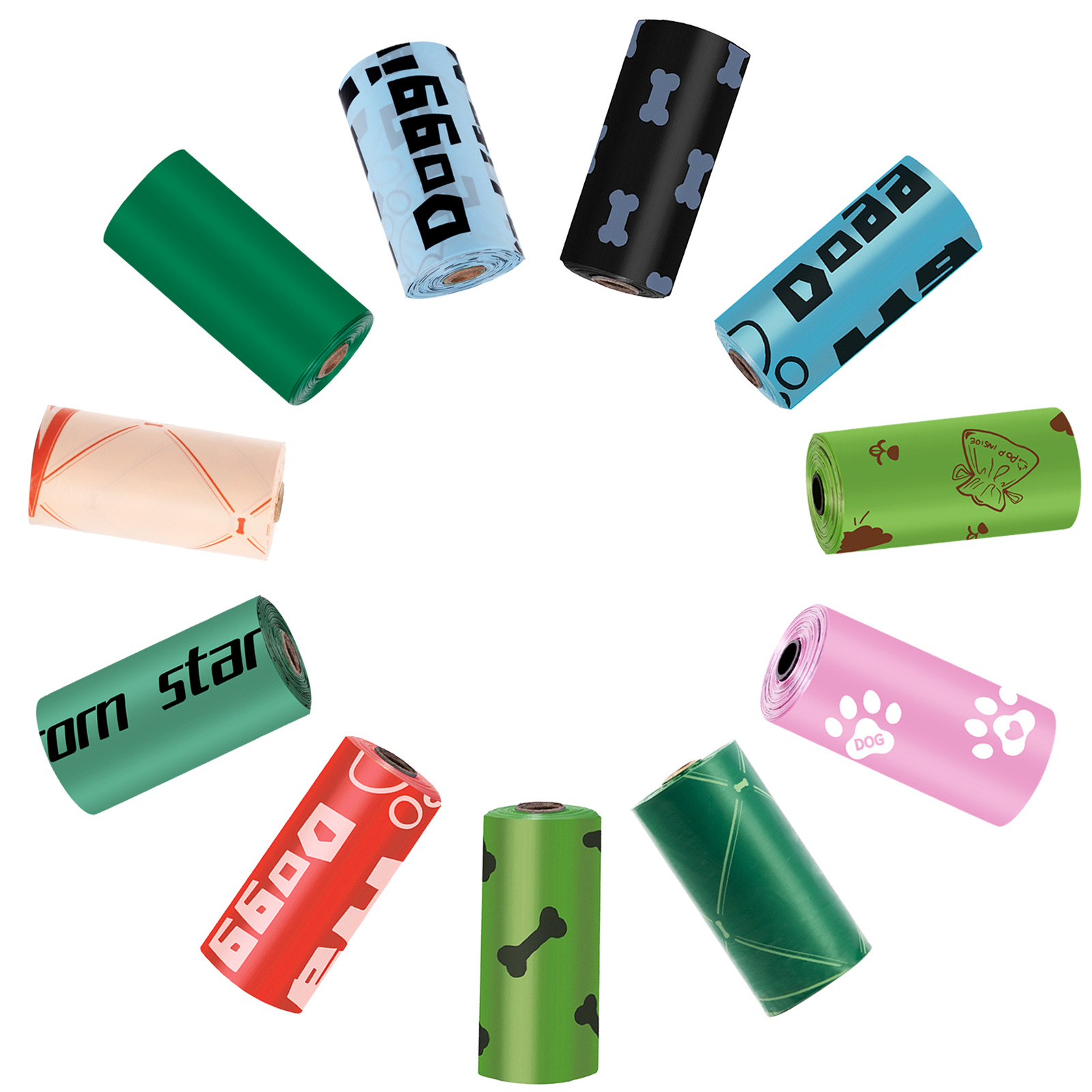 Factory direct explosive disposable dog feces bag EPI biodegradable pet garbage bag dog feces bag