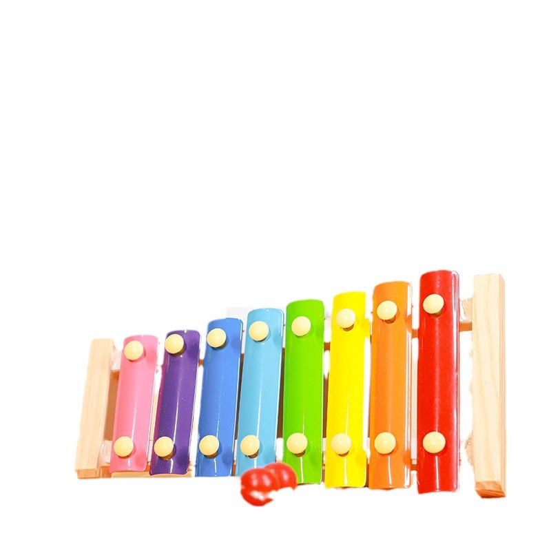 Baby Early Education Intelligence Color Octopus Wooden Accordion Baby Xylophone Children's Educational Wooden Toys