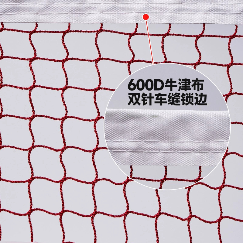 Polyester badminton net small hole 2.0cm mesh outdoor durable with portable handbag game feather net
