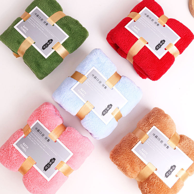 Coral Fleece Small Square Towel Gift Making Folding Souvenir Return Gift Company Store Celebration Creative Folding
