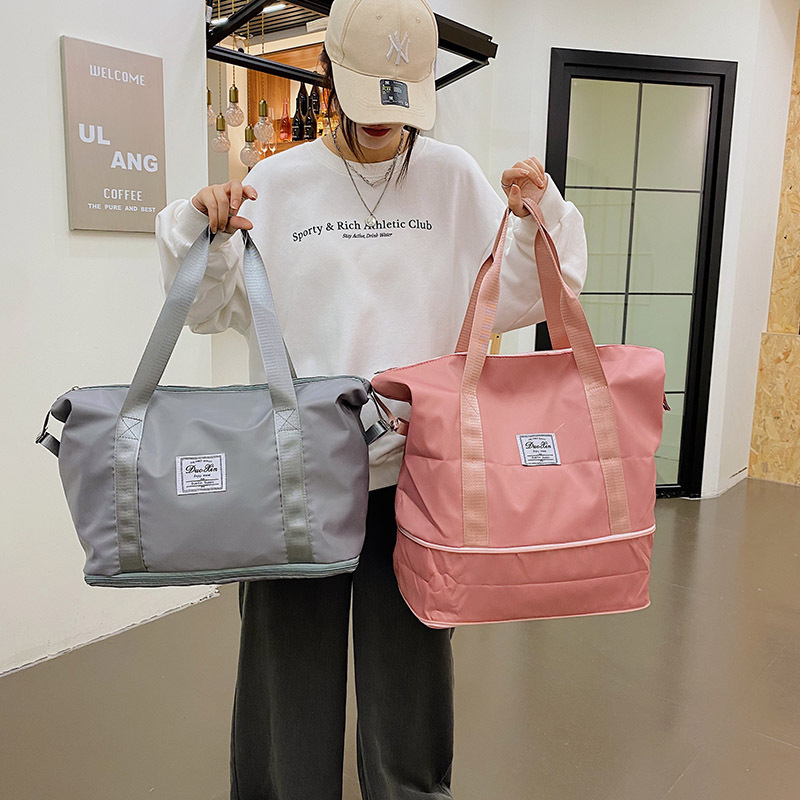 Fashionable Short-Distance Portable Travel Bag, Travel Bag, Large-Capacity Storage Bag, Shoulder Bag, Women's Sports Yoga Fitness Bag