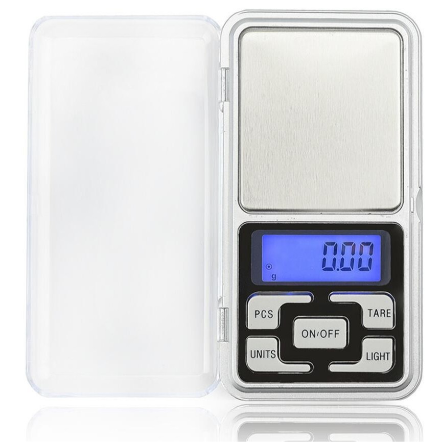 High-Precision Digital Scale Small Gram Scale Kitchen Baking Scale Stainless Steel Jewelry Scale Mini Pocket Scale Palm Gram Scale