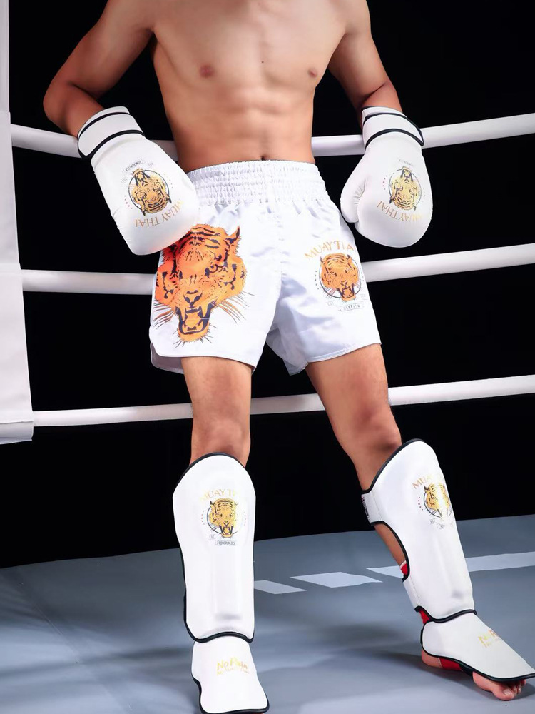 mma fighting shorts tiger head muay thai pants wushu sanda fighting light and breathable boxing gym can be marked