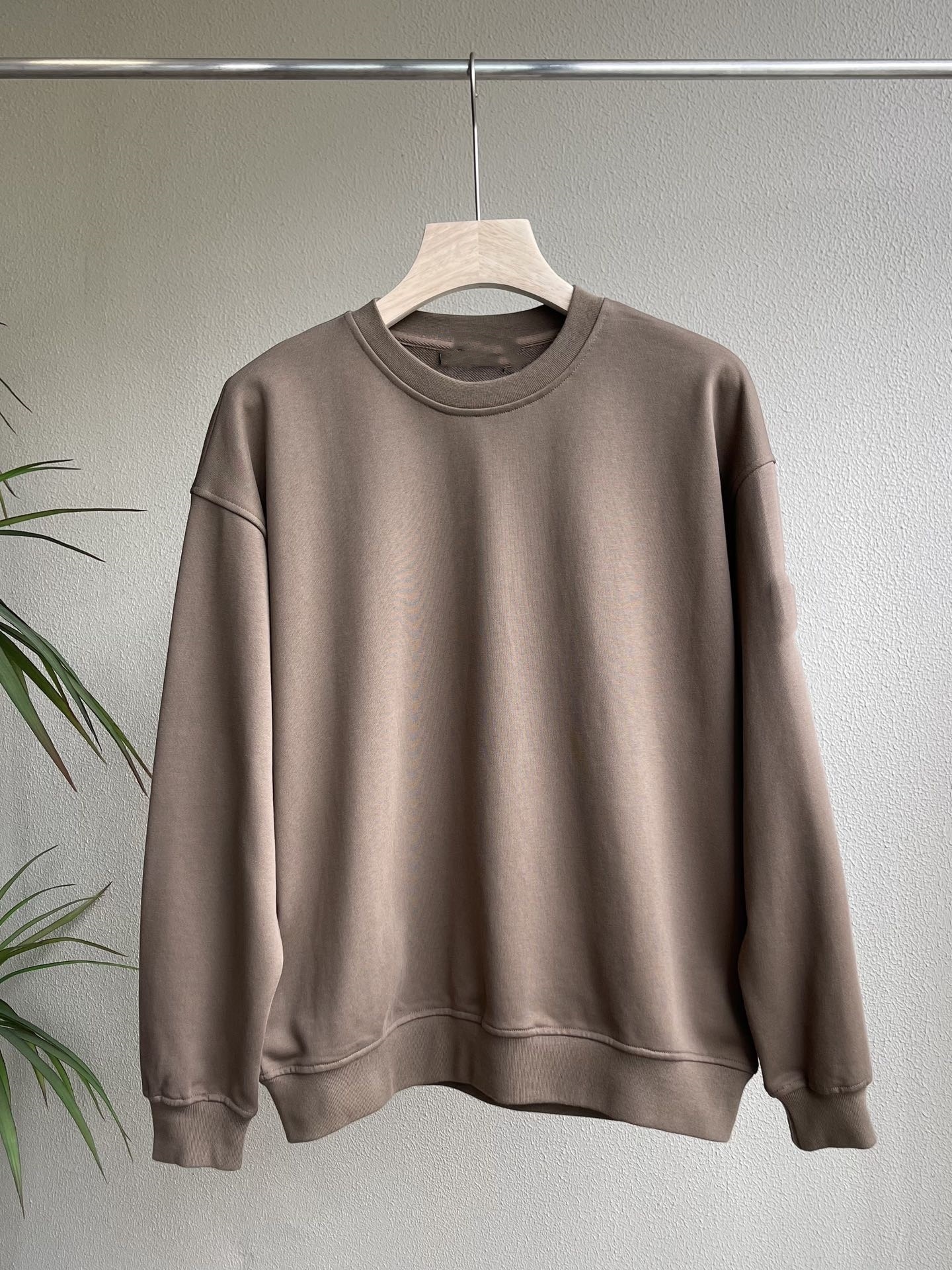 Round Necked Cuffband And Loop Hoodie Couple Round Neck Armband Trillet Sweatshirt Men