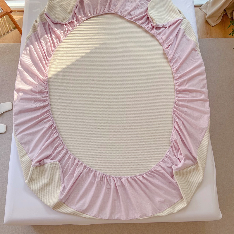 Category a Maternal and Infant Grade Linen Mat Three-Piece Set Antibacterial and Anti-Mite Mat Dormitory Bed Sheetss Kidsren's Cotton and Linen Summer Mat