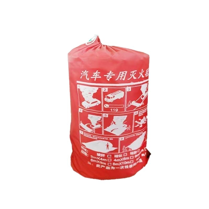 New Energy Vehicle Fire Blanket, Electric Vehicle Fire Protection Clothing, Fire Retardant and High Temperature Resistant Silicone Coated Flame Retardant Cloth