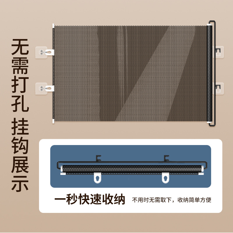 Anti-Cat Escape Gate Retractable Pet Fence Anti-Jump Partition Fence Door Cat Door Entry and Exit Barrier Cat Stopper