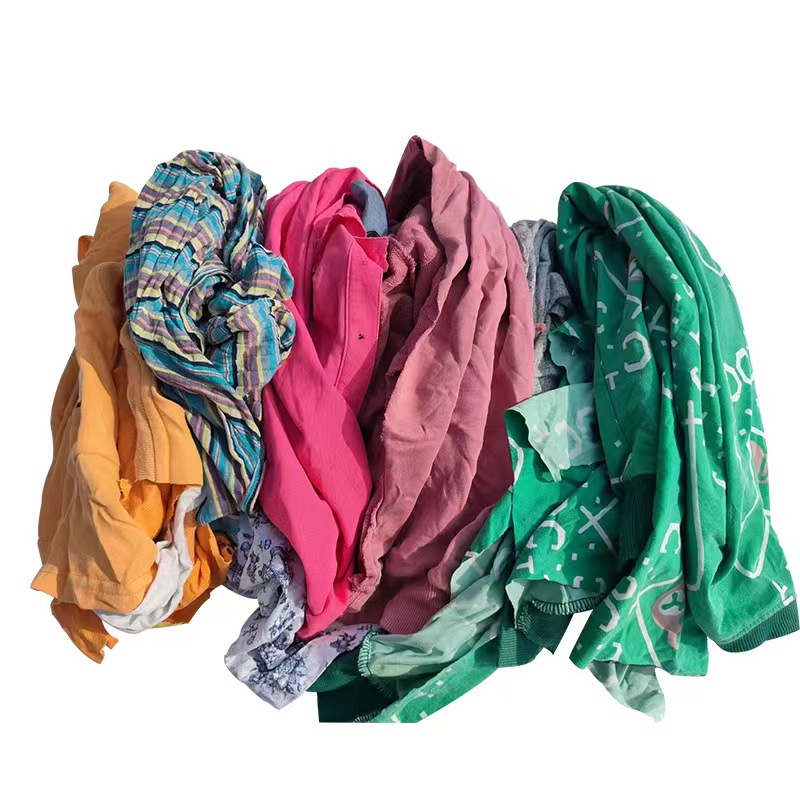 Manufacturer's Variegated Machine Wiping Cloth, Pure Cotton Industrial Flower Rag, Pure Cotton Waste Cloth Rag, White Rag, Absorbs Water and Oil