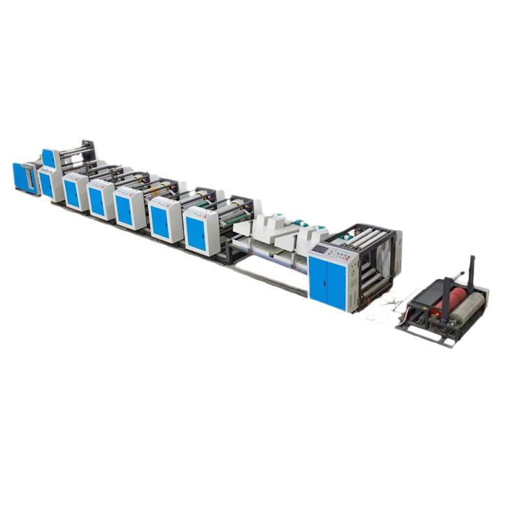 Woven Bag Printing Machine, Woven Bag Roll Flexographic Printing Machine, Universal Size Non-Changeable Roller Printing Machine