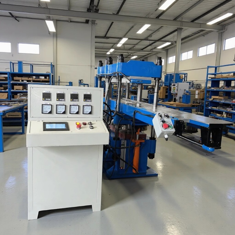 Factory Sales of Six-Column Fully Automatic Vulcanizer 100t Rubber Products Hot Press Fully Automatic Hydraulic Press Solid Manufacturer