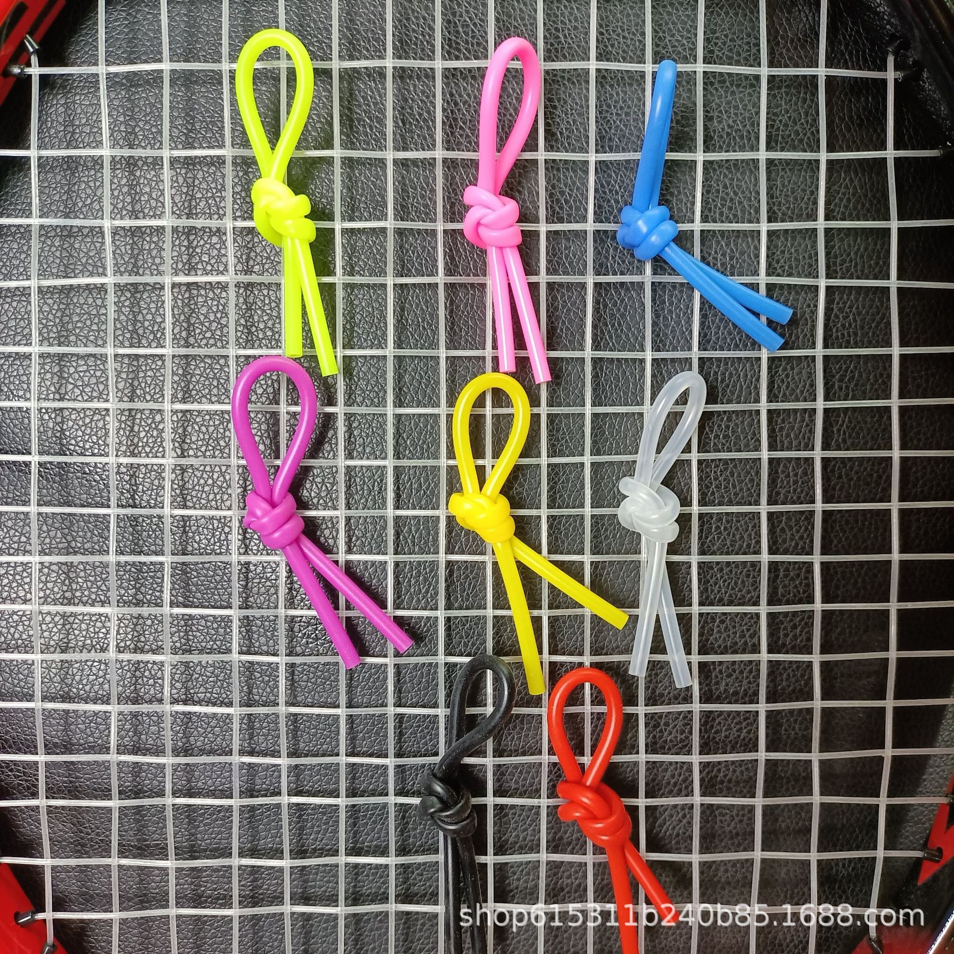 Silicone tennis racket shock absorber shock absorber strip shock absorber tie-in factory direct anti-shock strip