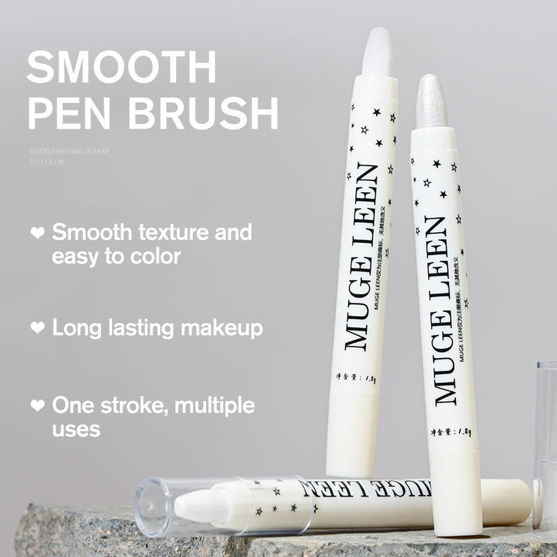 Eye shadow high light stick eye head lying silkworm brightening Pearl matte cosmetics  eye shadow stick brightening high light stick