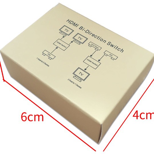 Amazon explosions hdmi two-way switcher 2 in 1 out computer monitor 1 in 2 HDMI4K60HZ * 3D