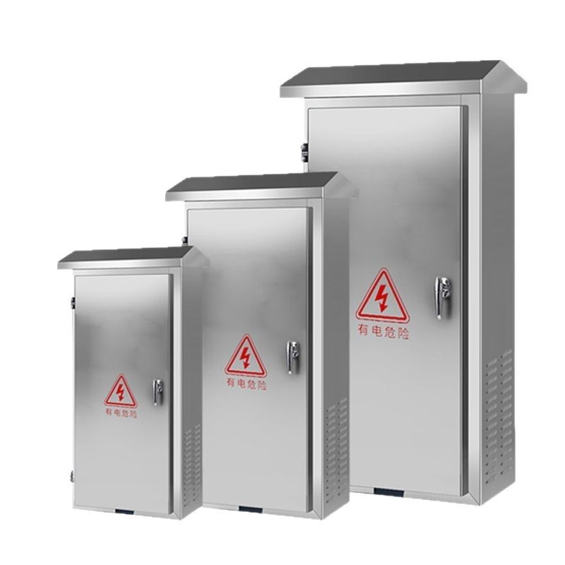Stainless Steel Distribution Box, Outdoor Thickened Meter Box, Switch Weak Current Box, Control Cabinet, Street Light Box, Waterproof and Explosion-Proof