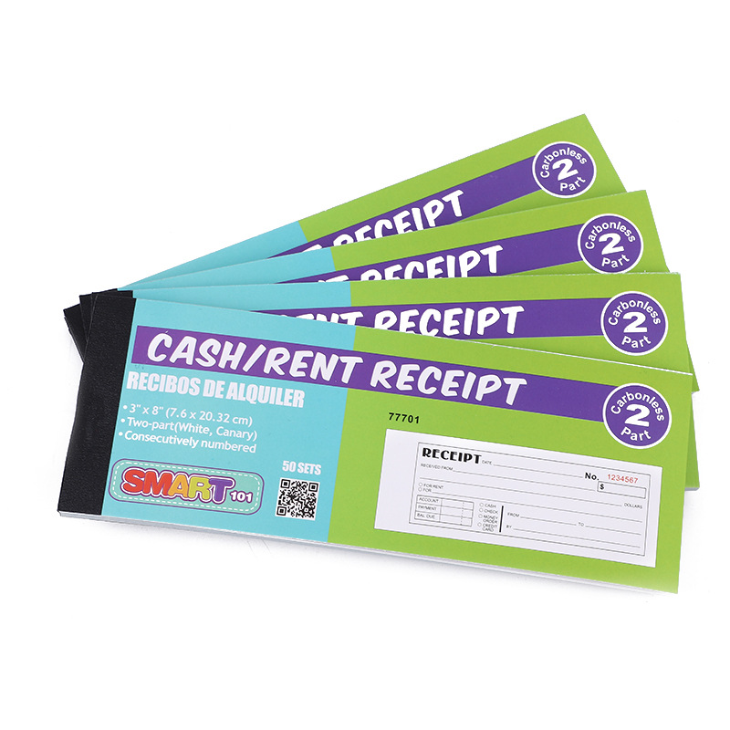 English Receipt Two-Part Sales Order Invoice Delivery Note Warehouse Entry and Exit Note Carbonless Copy Invoice