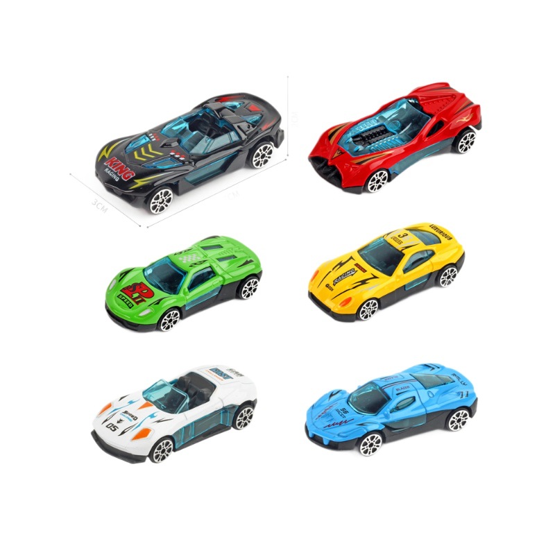 Cross-Border Gifts Alloy Car Model Racing Toy Car Gift Car Mini Sliding Ornaments Boy Wholesale