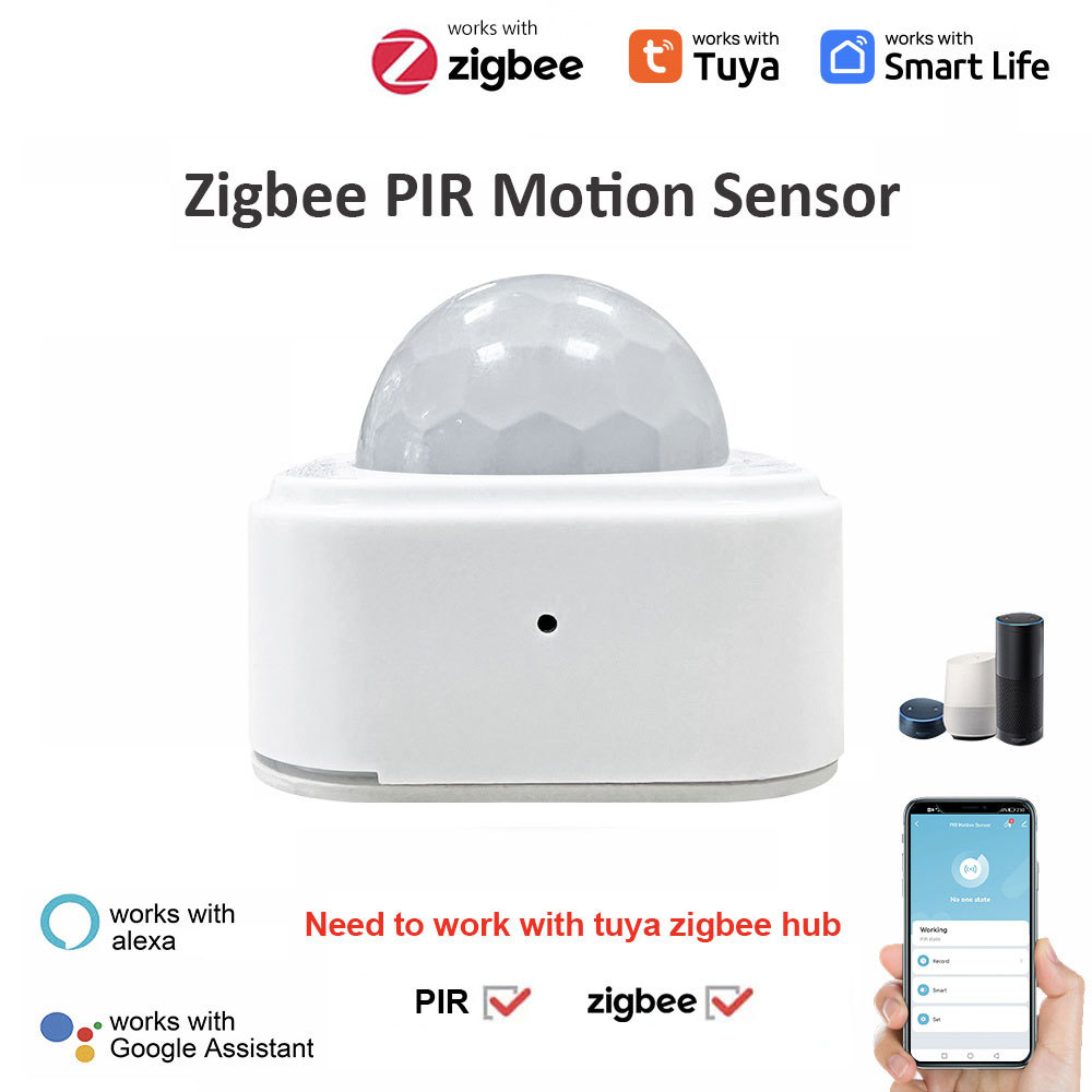 Tuya Zigbee датчик движения мобильный инфракрасный сенсор Pir квадратный
