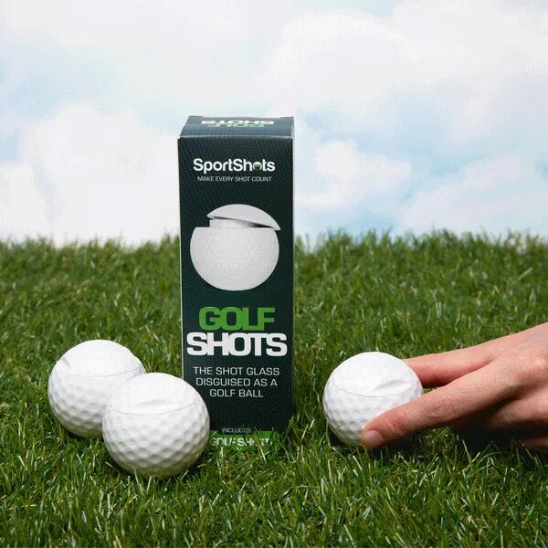 Cross-border New Golf Ball Shaped Shot Glass Creative Golf Wine Glass in stock