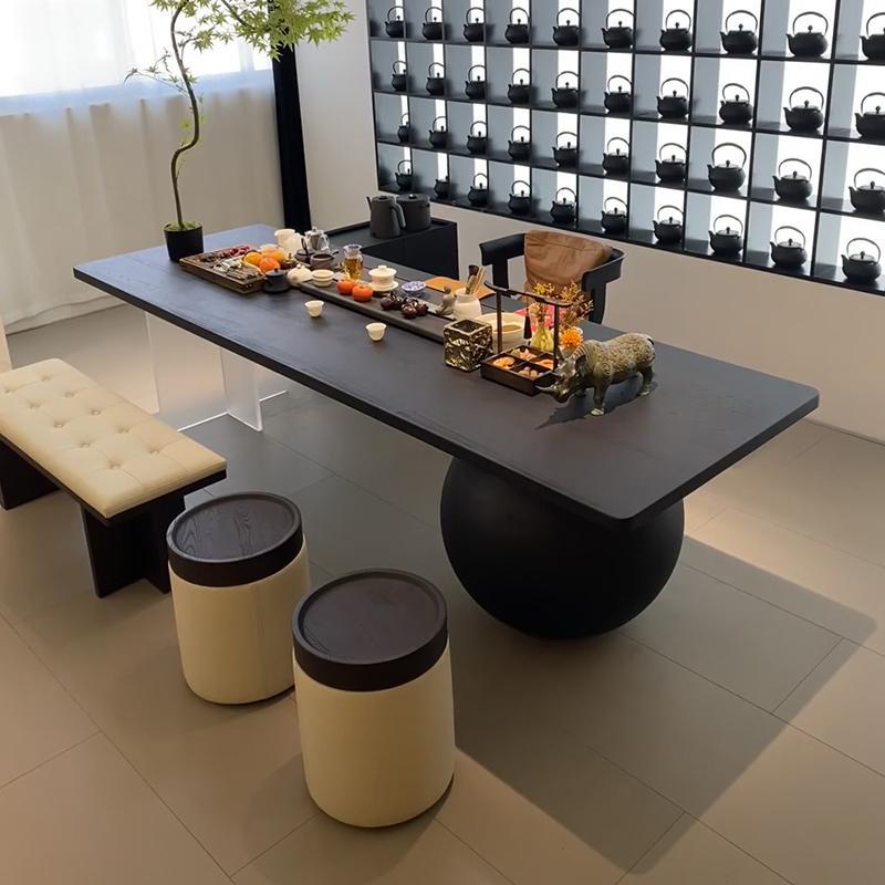 Чайный столик в китайском стиле из черного ореха, 2025, классический, из массива дерева, для дома и чайной комнаты