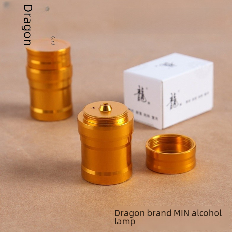 Dragon brand aluminum alloy mini alcohol lamp delivery Wick