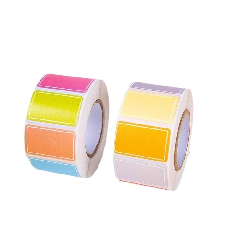 Color Label Stickers, Removable Paper Stickers, Waterproof Self-Adhesive Labels, Handwritten Name Stickers, Sticky Notes