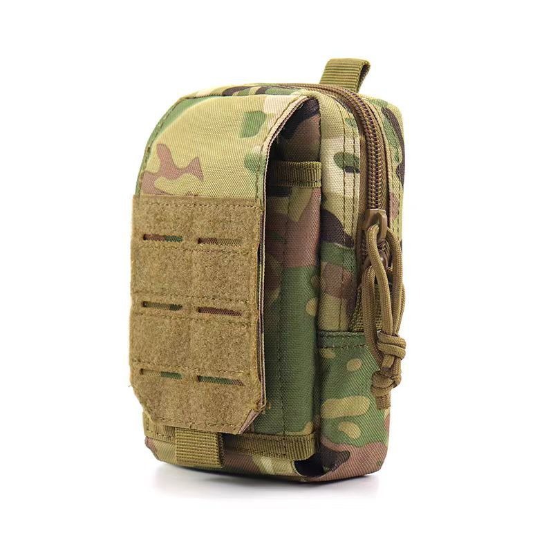 New Laser Flip Tactical 1000D 600D Mobile Phone Bag, Outdoor Leisure Sports Storage Sundry Waist Bag