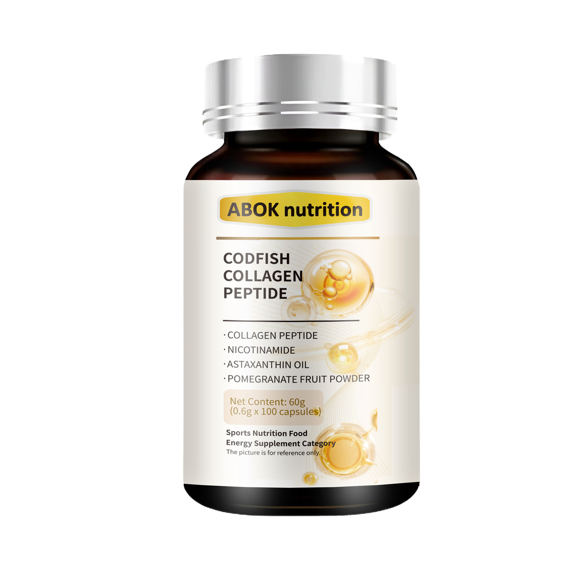 Abok Cod Collagen Peptide Sugar Anti-Drink Bird's Nest Active Small Molecule Fish Tripeptide Genuine Spot Dropshipping