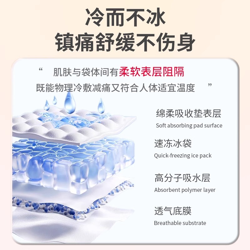 Wholesale Anqisheng Perineal Cold Compress Patch for Maternity Medical Ice Pad Side Cut Ice Bag Ice Compress Postpartum Care Caesarean Section and Normal Delivery