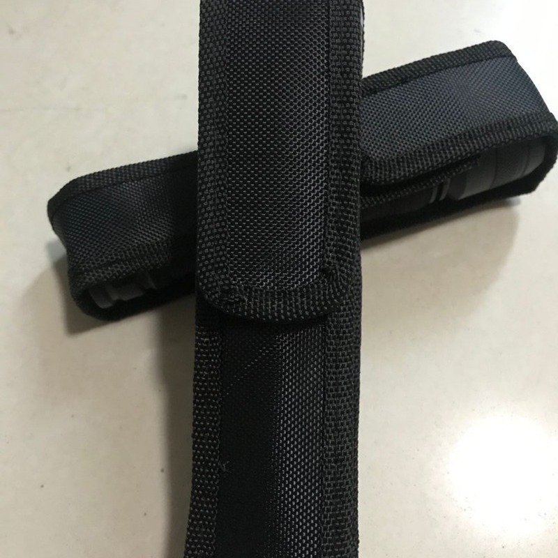 Strong light flashlight cloth cover 20cm waist buckle new cloth bag high-end exquisite composite material factory one-piece delivery