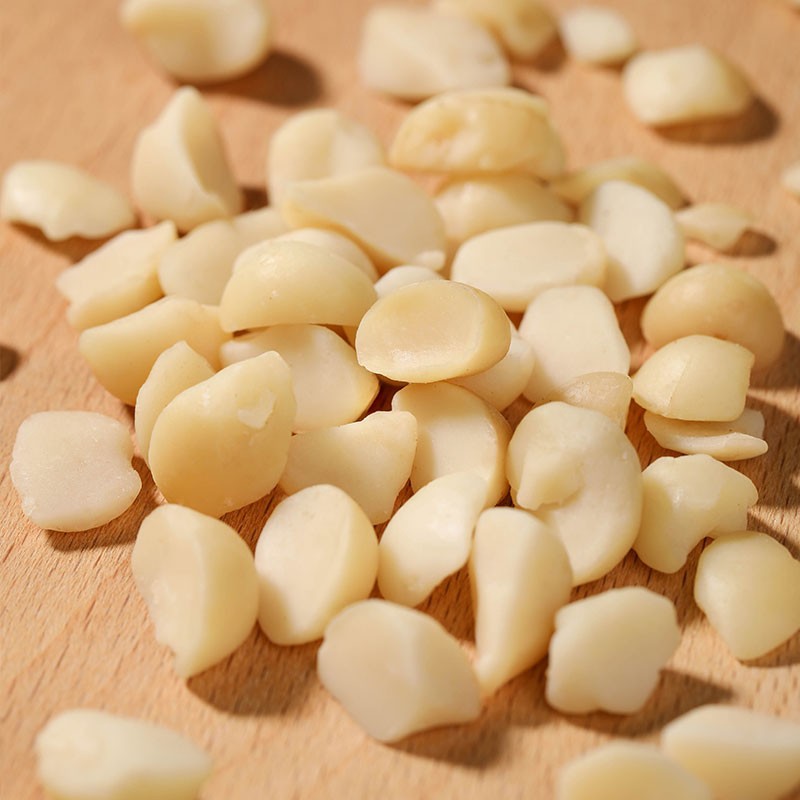 Hawaiian Nuts Broken Kernel Half 500g Original Raw Cocoa Crisp Baked Snacks Nuts Hawaiian Fruit Cooked Cream