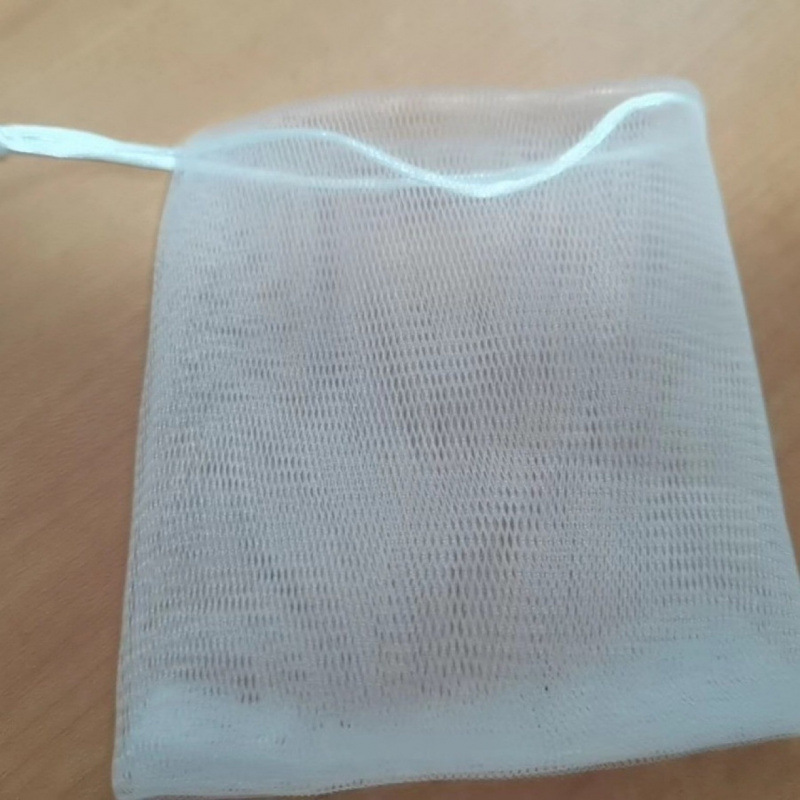Пенопластовая сетка для мыла, одноразовая нейлоновая сетка для пены
