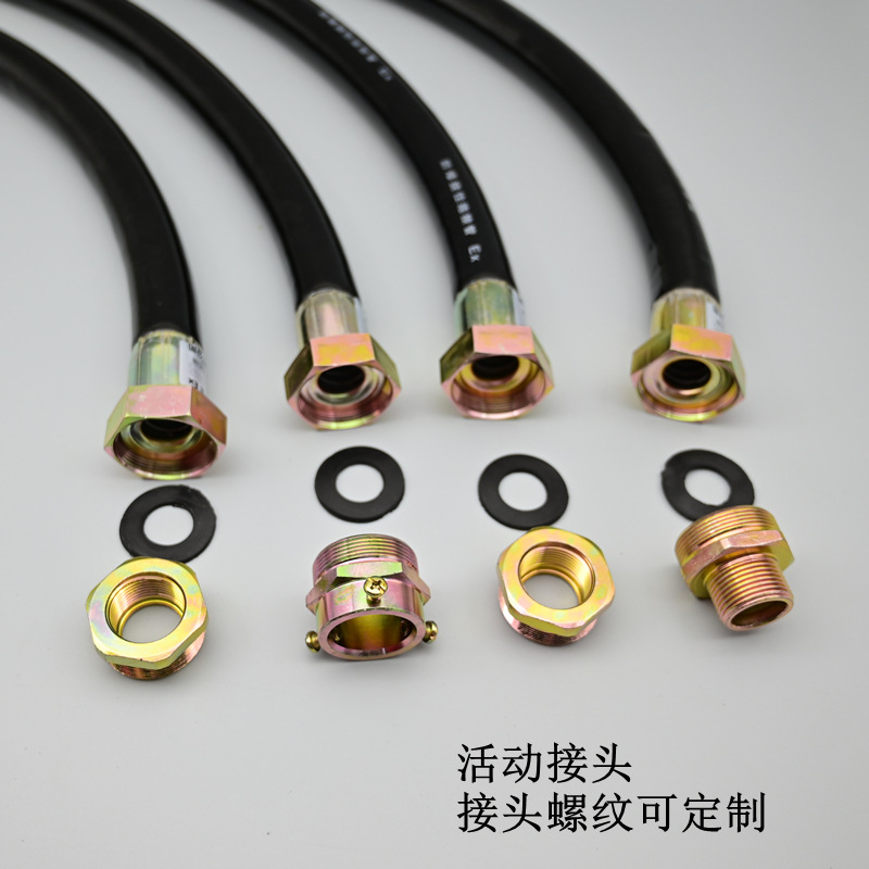 Bng Explosion-Proof Flexible Pipe Ngd Metal Connection Threading Hose 6 Minutes 1 Inch Dn15Dn20Dn25 Manufacturer's Spot