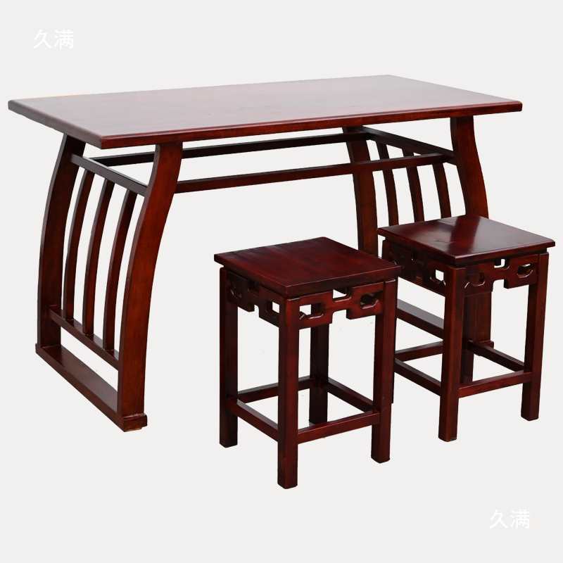 Chinese Solid Wood Guqin Table, Desk and Chair, Go, Tea Art, Chinese Studies Table, Calligraphy Table, Painting Case, Student Antique Calligraphy Table