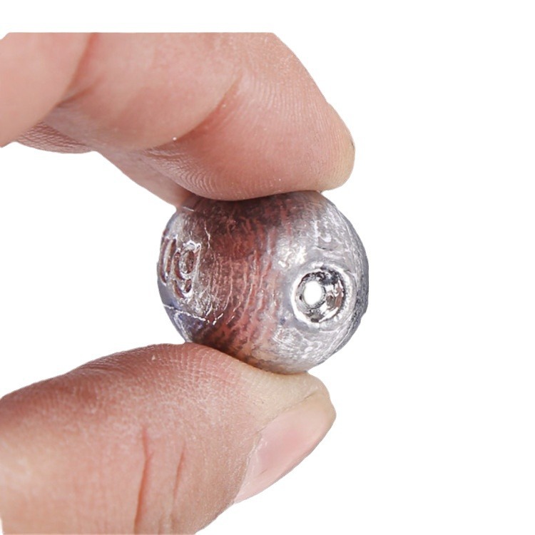 Plastic Core Line with Lead Olive-Shaped Lead Sinker for Explosive Hooks, Water Monster, and Bighead Carp String Hooks with Weighted Fishing Sinker Fishing Gear