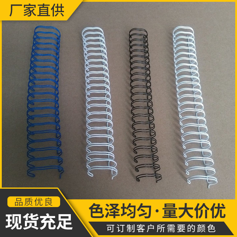 Настольный календарь с двойной спиралью, металлический, с пластиковым покрытием, цветная обложка, металлическое кольцо