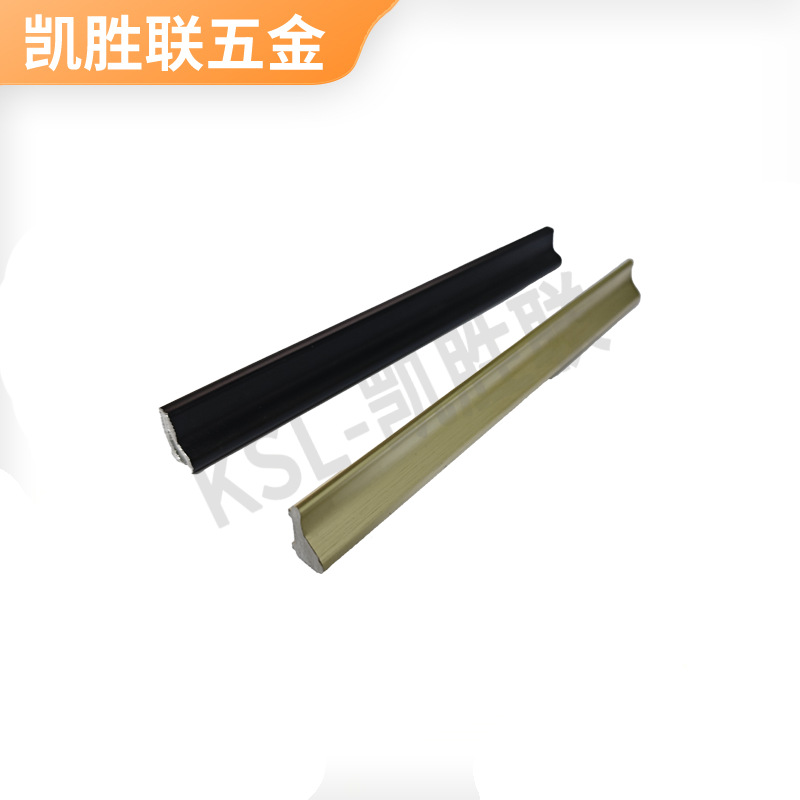 Direct Selling Aluminum Alloy Bathroom Water Retaining Strip Countertop Bathroom Water Blocking Strip Washbasin Edge Strip Dry and Wet Separation