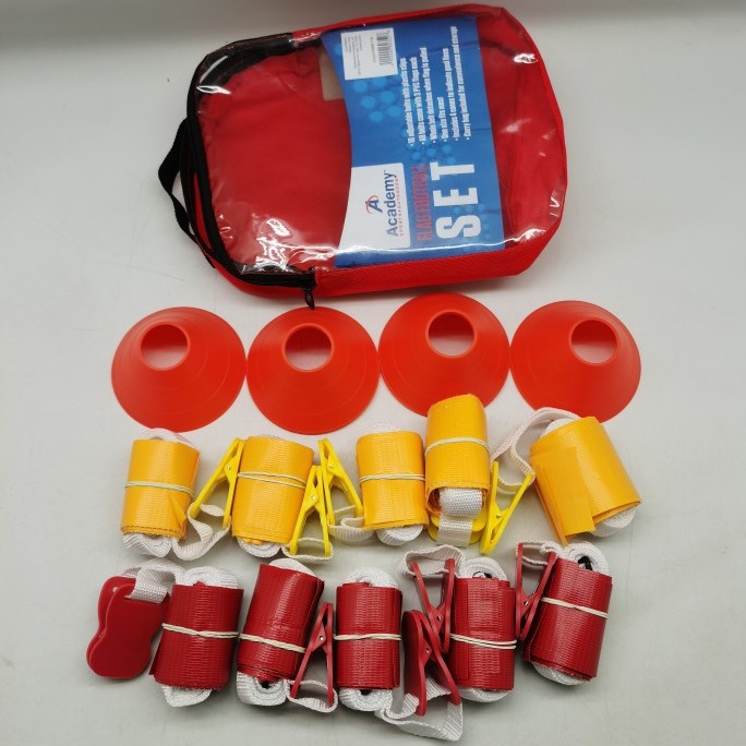 FF61A2 American football rugby waist flag youth adult children pointed 2 flags cross-border wholesale