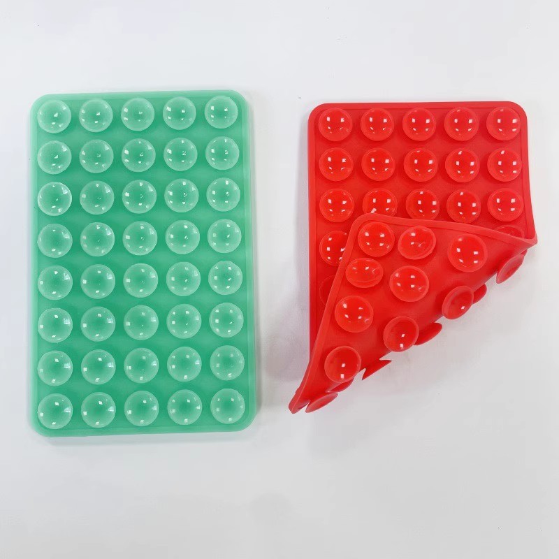 Silicone Double-Sided Mobile Phone Suction Cup 24 Pieces 40 Pieces 48 Pieces 80 Pieces Suction Cup Sticker Holder Double-Sided Round 19 Pieces Thickeneded Version