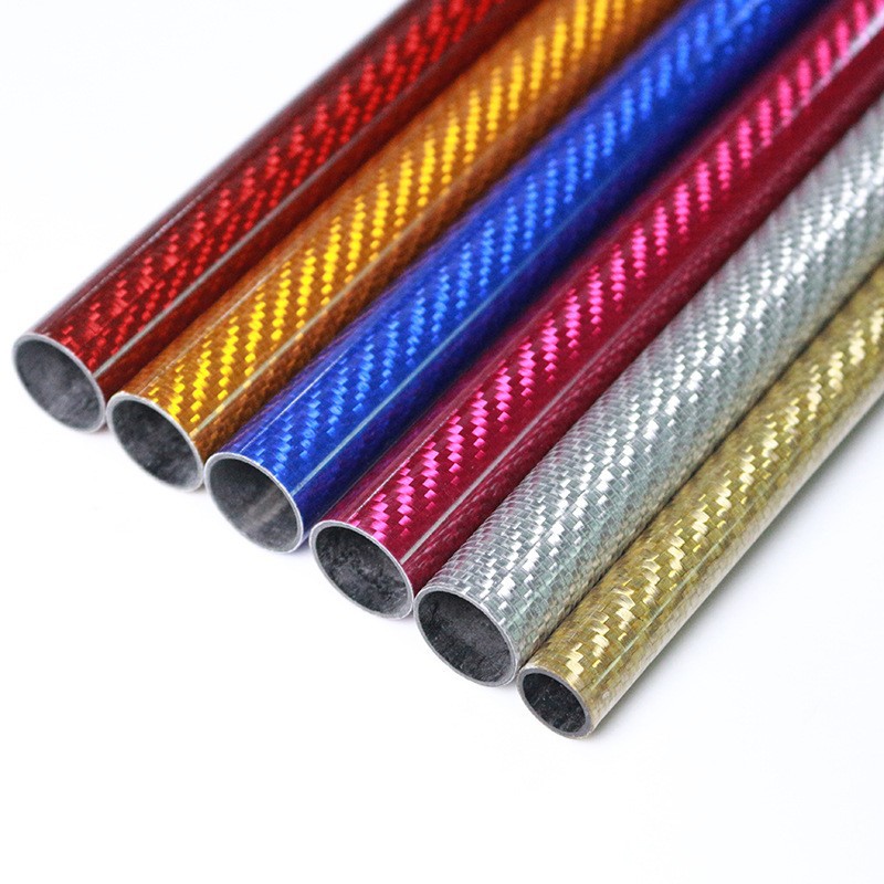 3K Carbon Fiber Tube High Strength and High Modulus Carbon Fiber Tube Manufacturer Wholesale Twill Bright High Gloss Production on Demand