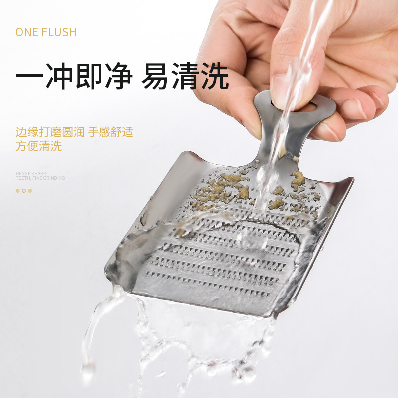 Stainless steel Baby Manual complementary food grinder yam puree grinder household multifunctional ginger wasabi garlic puree