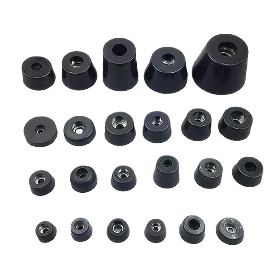 Environmental protection rubber machine foot mat shock absorption rubber machine foot mat shock absorption non-slip floor furniture table and chair tapered height increasing foot mat