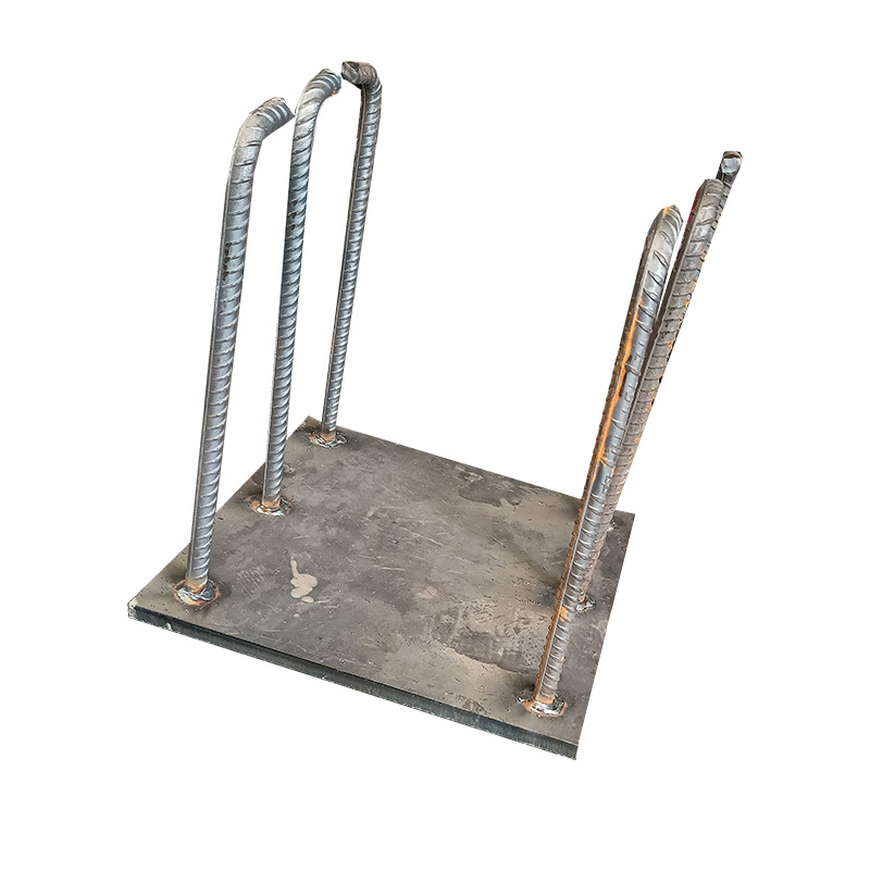 Wholesale Qingyuan Supply of Building Curtain Wall Embedded Pieces, Embedded Welded Ground Cages, Flange Plates with Holes, Embedded Steel Plates, Carbon Steel