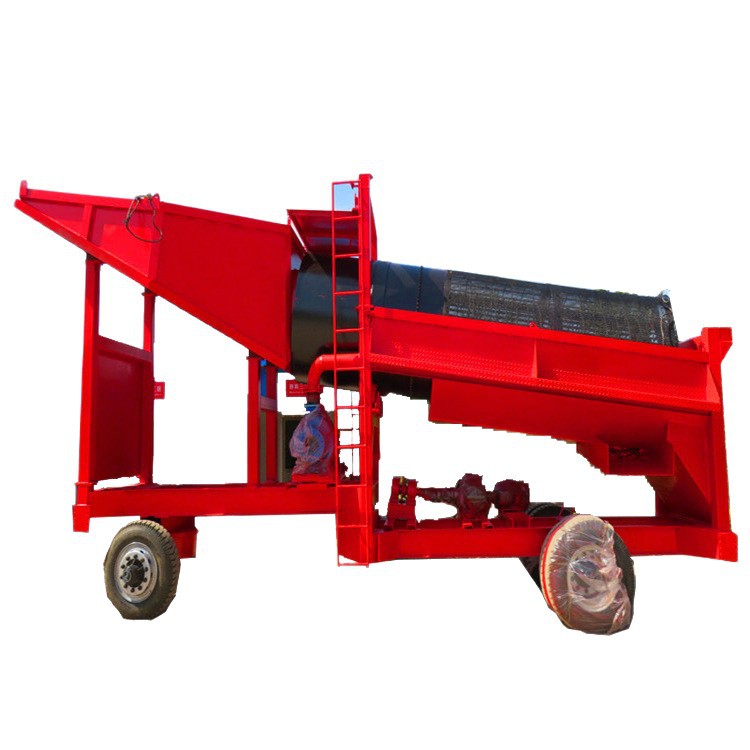 Mobile Gold Mining Vehicle, Large-Scale Gold Mining Equipment, Trommel Screen for Sand Gold Extraction, Trommel Gold Washing Machine
