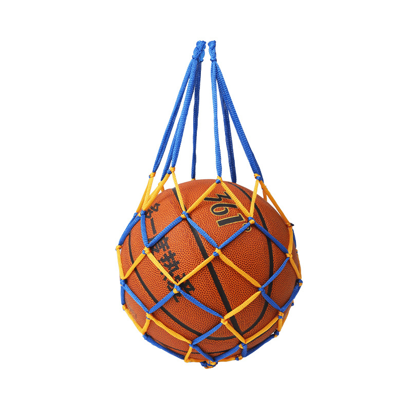 Cross-border Basketball Net Bag Soccer Volleyball Net Bag Polypropylene Portable Portable Foot Row Basket Net Bag Storage Bag