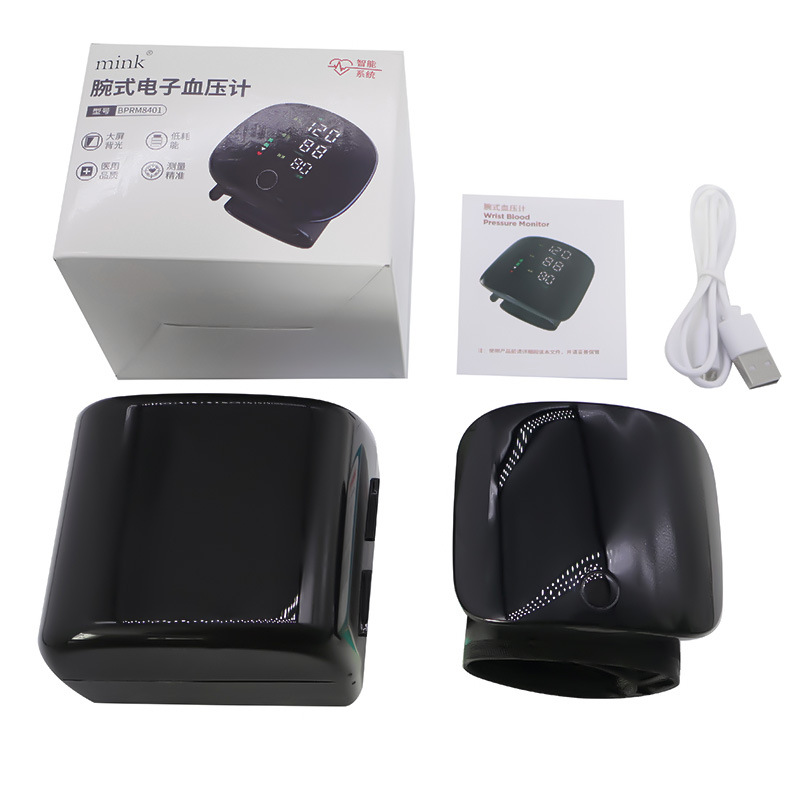 Chinese Wrist Voice Blood Pressure Meter Household Digital Blood Pressure Measurement Led Smart Wrist Blood Pressure Meter Spot Manufacturer