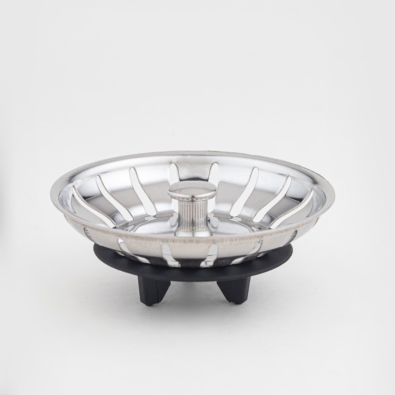 Foreign Trade Kitchen Sink Drain Cover with Three-Claw Gasket Filter Stainless Steel Sink Sink Accessories