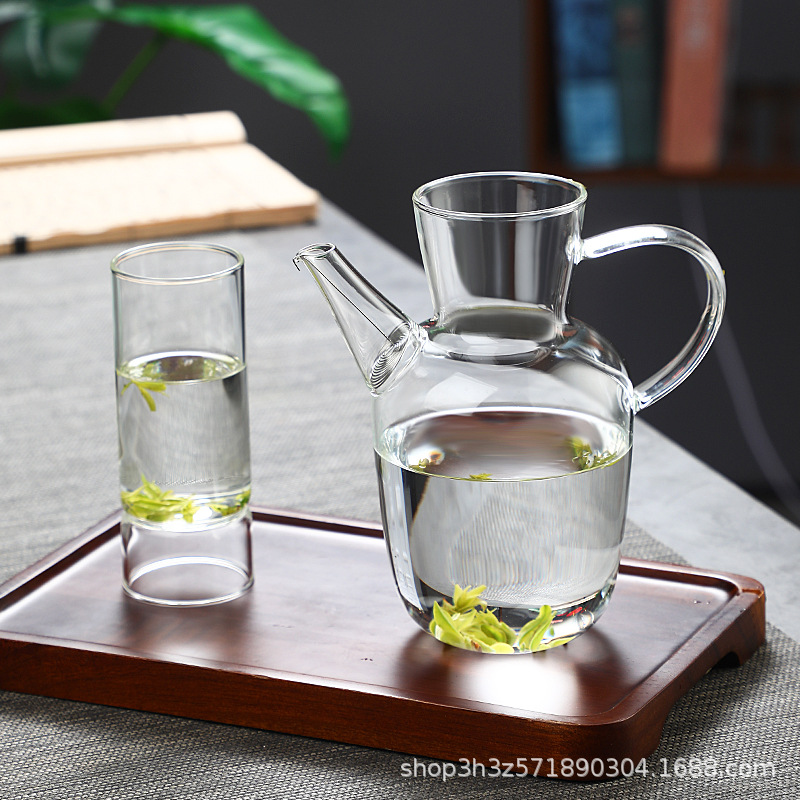 Коллекционная ручная чаша из стекла, чашка для чая Хоукуй, зеленый чай, термостойкая, универсальная, имитация чайника династии Сун