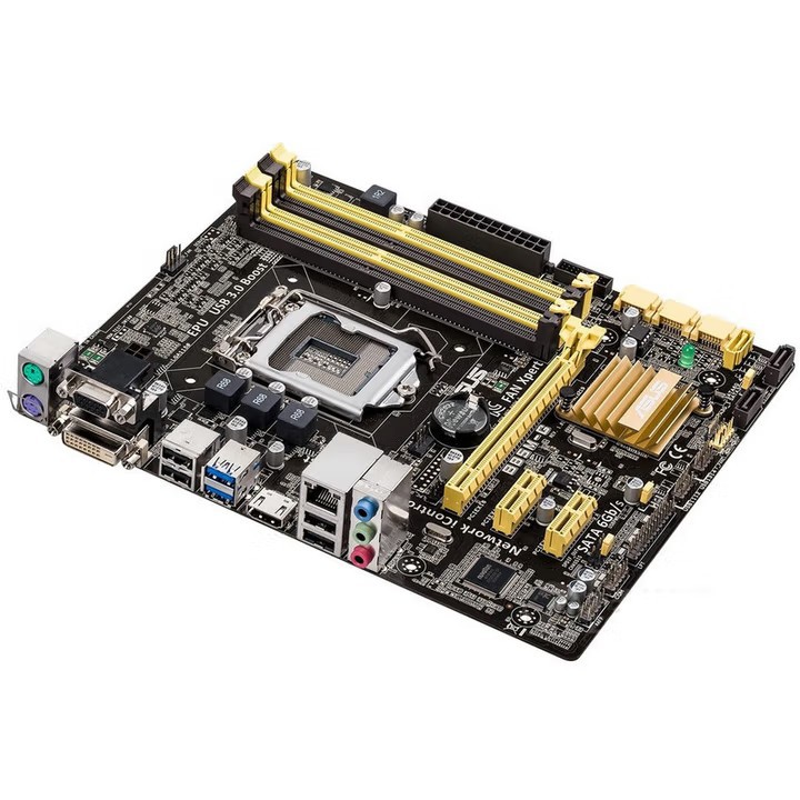 Asus B85M-G Plus Desktop Computer Motherboard 1150-Pin Four-Channel Ddr3 Memory Compatible