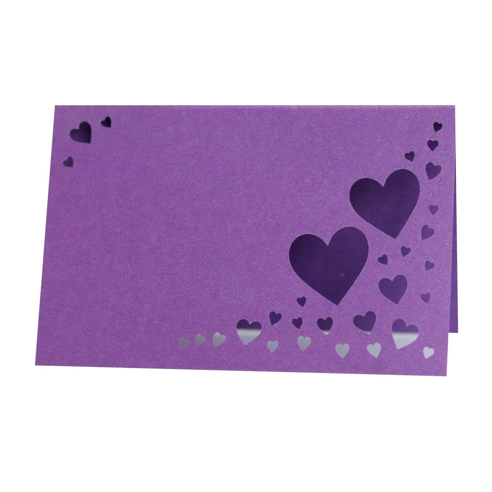 Cross-Border Wedding Seat Card Three-Dimensional Hollow Love Card English Name Sign-In Table Pink Butterfly Table Card Wholesale